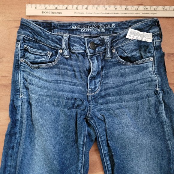 American Eagle Skinny Jeans Size 4 - Picture 5 of 10